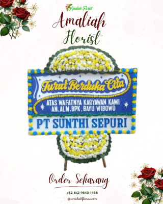 Papan Bunga Duka di Kertanegara