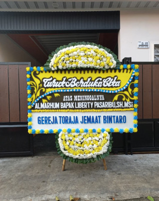 Papan Bunga Duka di Kertanegara