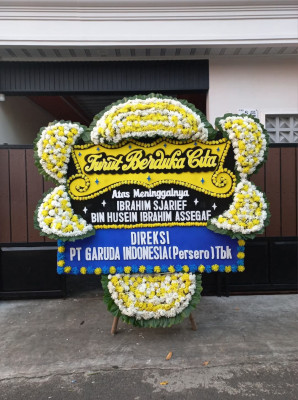 Papan Bunga Duka di Kertanegara