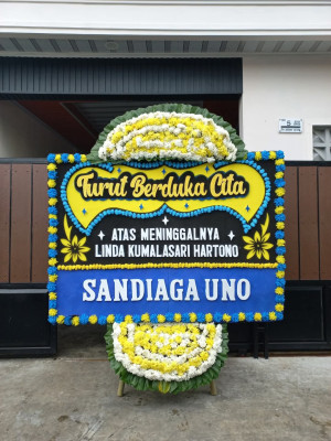 Papan Bunga Duka di Kertanegara