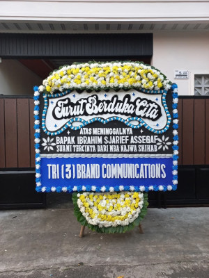 Papan Bunga Duka di Kertanegara